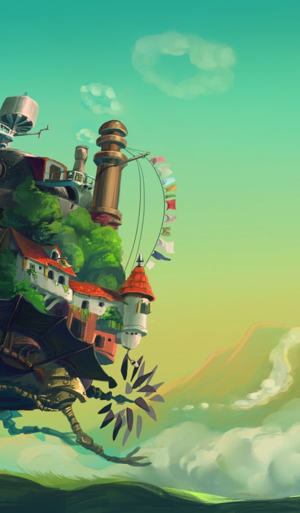 Аниме мультфильм Ходячий замок