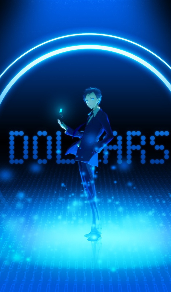 Аниме Дюрарара!!, голубой фон