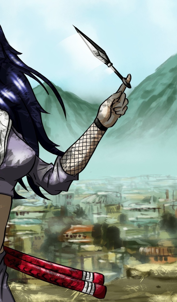 Девушка аниме Hyuuga Hinata