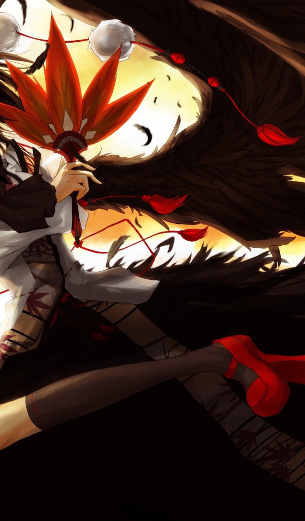 Девушка аниме Shameimaru Aya