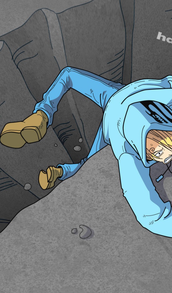 Герой аниме Большой куш на краю пропасти