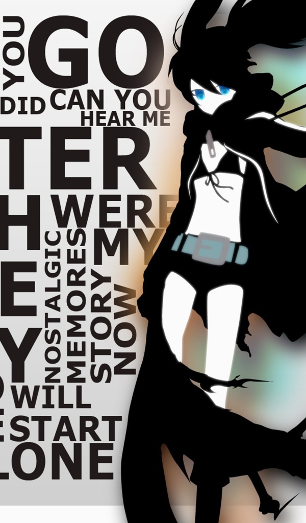 Постер аниме Insane Black Rock Shooter