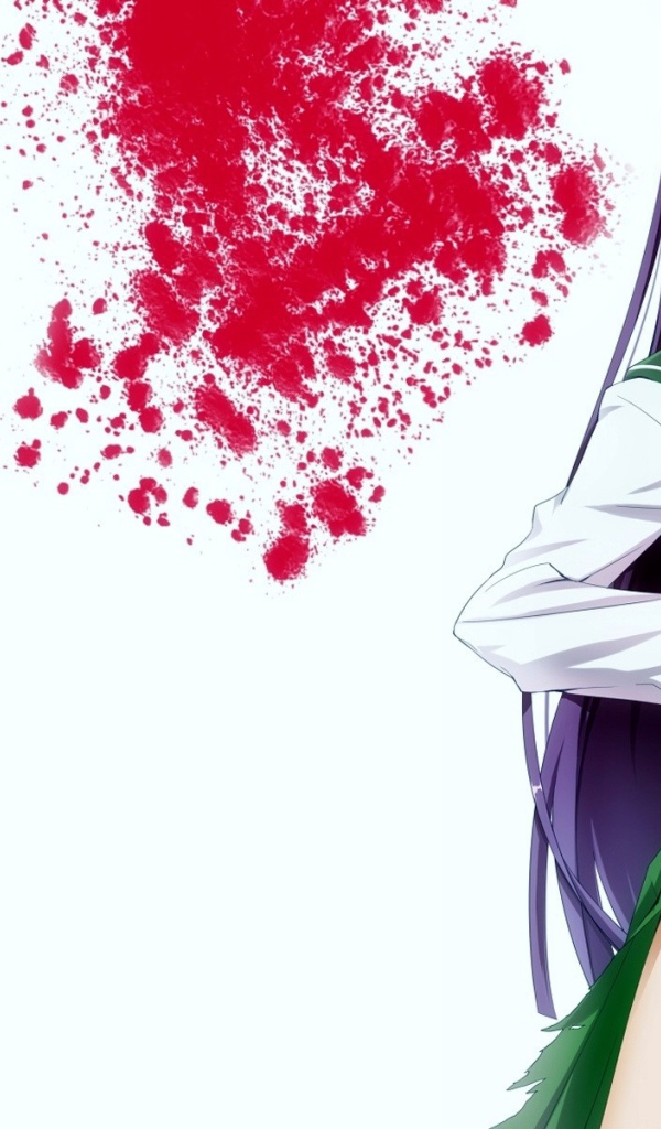 Девушка из аниме Школа мертвецов