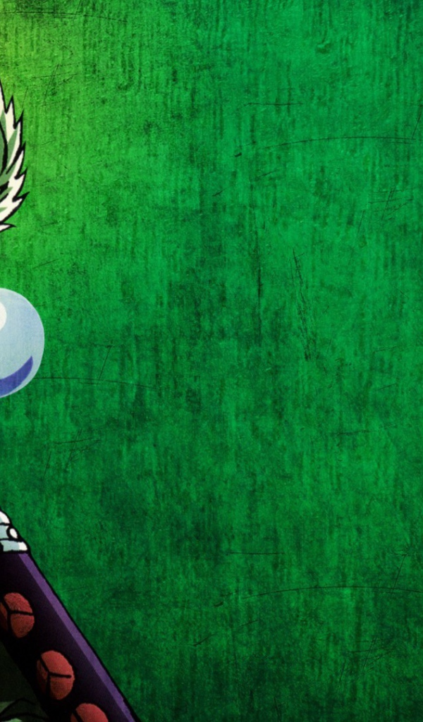 Аниме Большой куш, зеленый фон