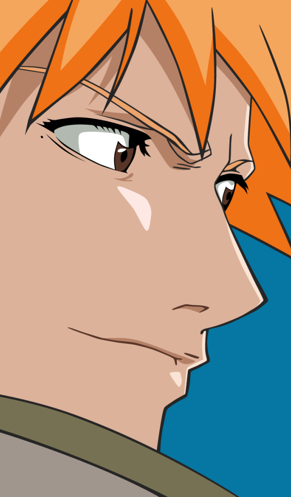 Персонаж аниме с оранжевыми волосами