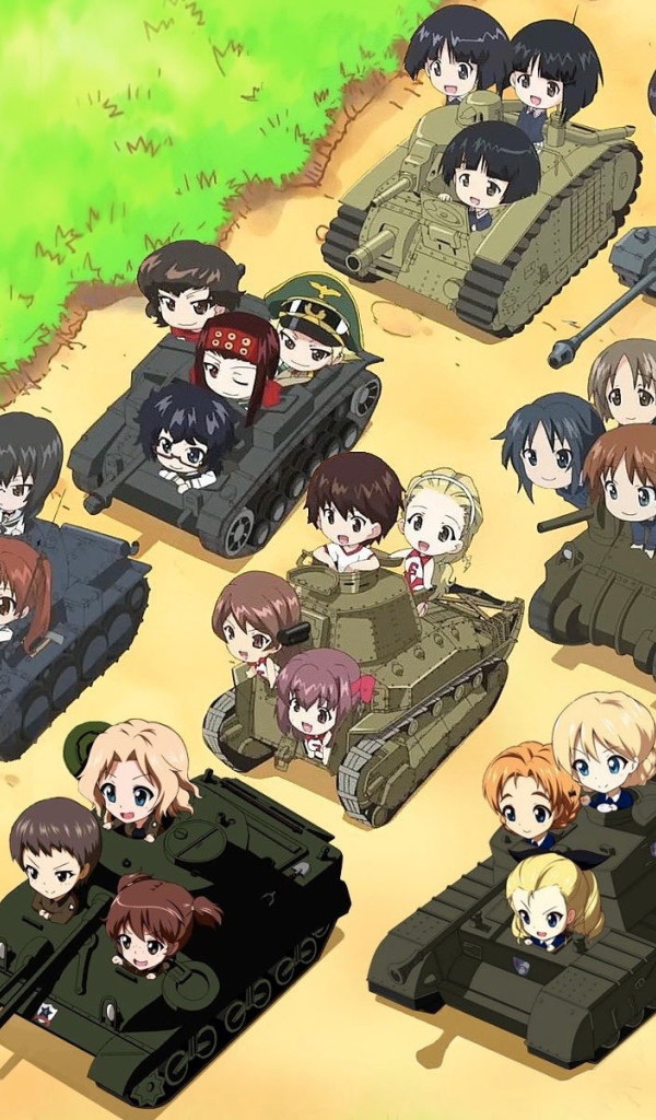 Герои аниме в танках