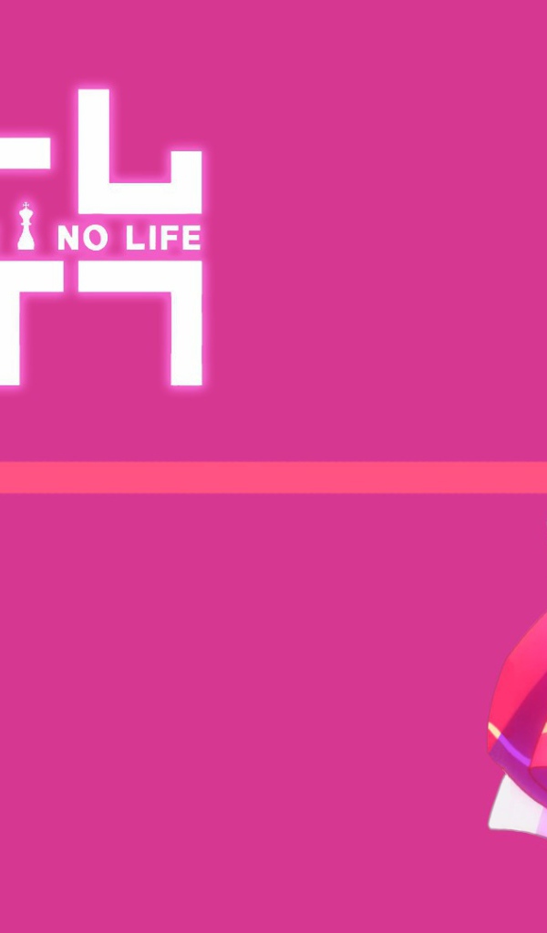 Аниме Игра на выживание, розовый фон