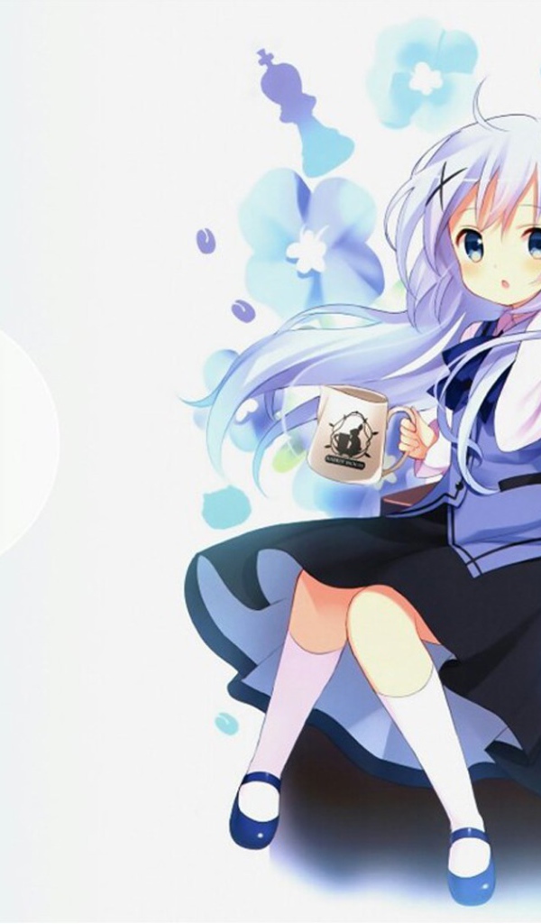 Девочка аниме Кафуо Чино