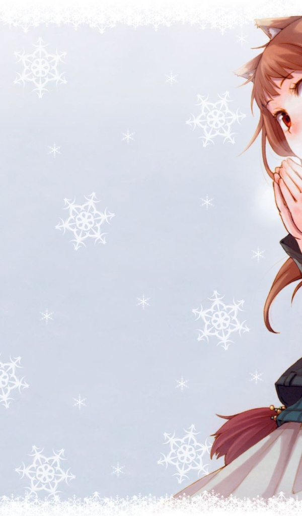 Аниме девушка Холо, Волчица и пряности