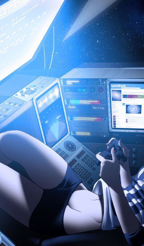 Девушка космонавт аниме