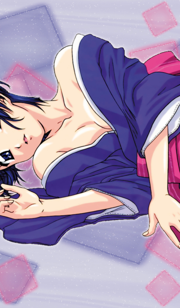 Девушка из аниме Синее синего