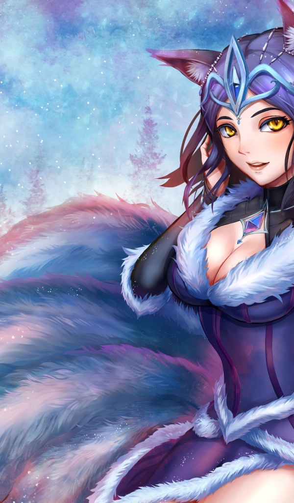 Аниме девушка оборотень