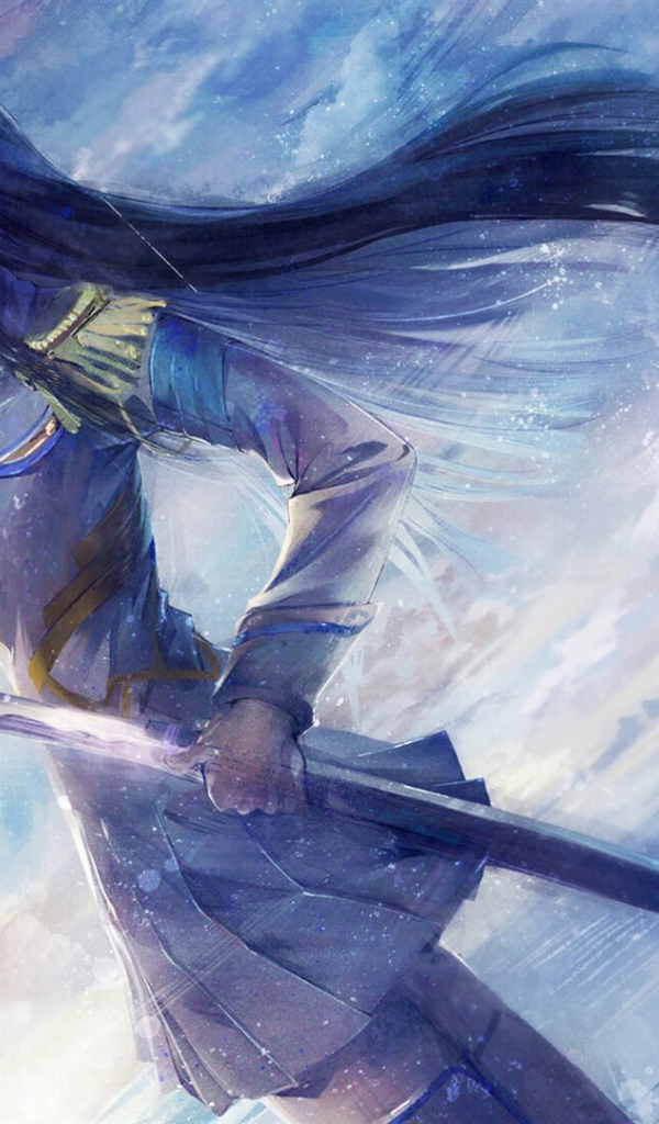 Девушка аниме с катаной Kill la Kill