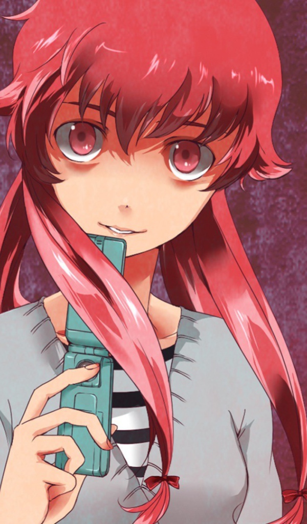 Аниме девушка с телефоном, Яндере