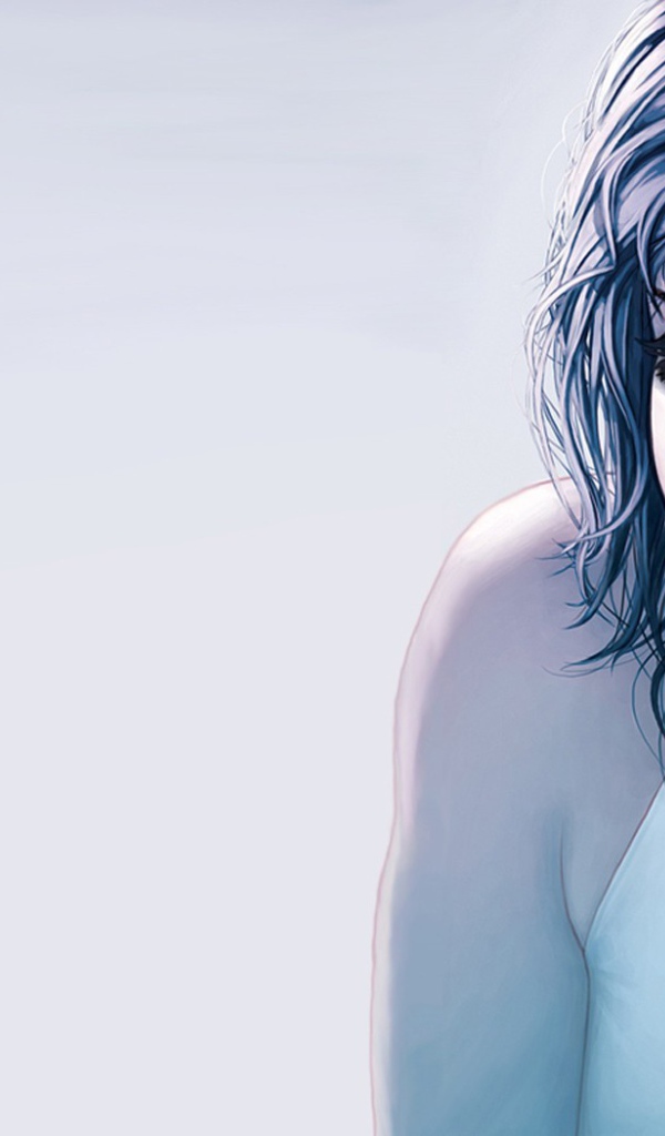 Девушка в наушниках аниме