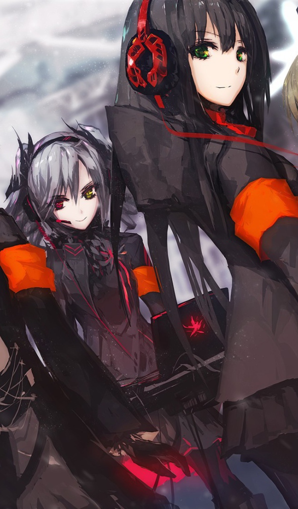 Команда девушек Аниме