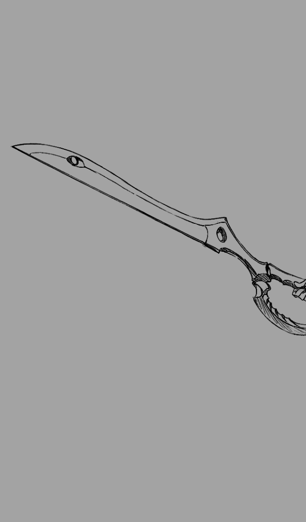 Герой аниме нарисованный карандашом