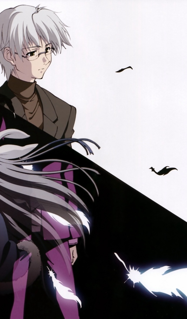 Черное и белое в аниме Эф - история воспоминаний