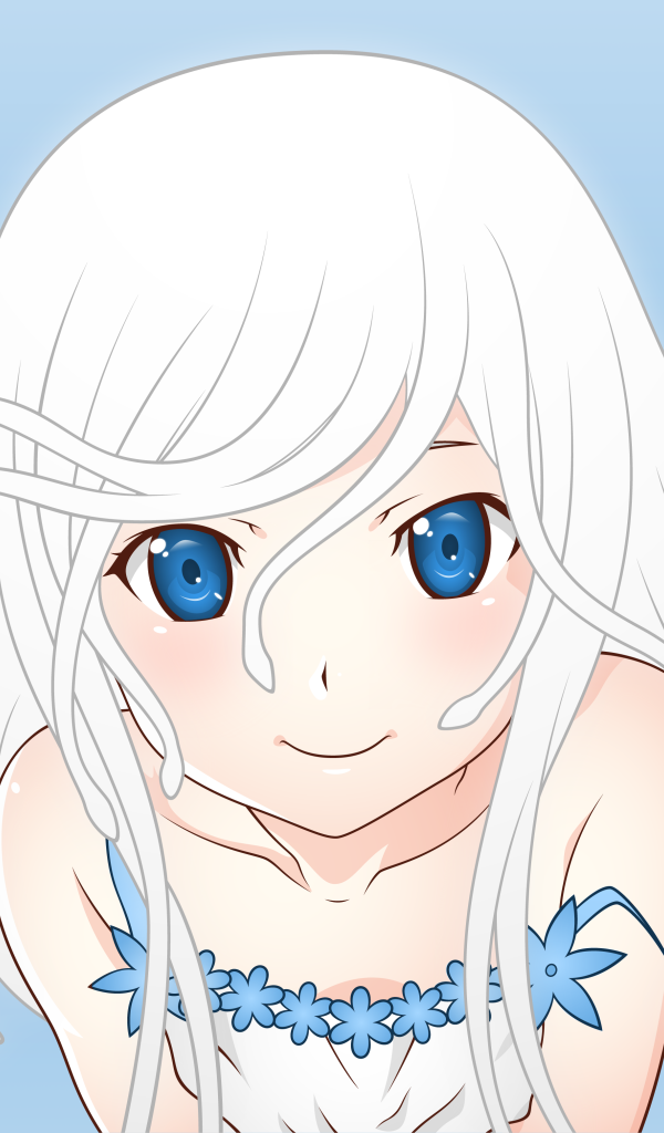 Белокурая девушка в аниме Monogatari Series