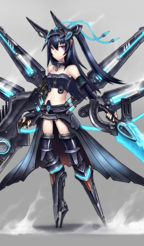 Голубой робот Gia Anime