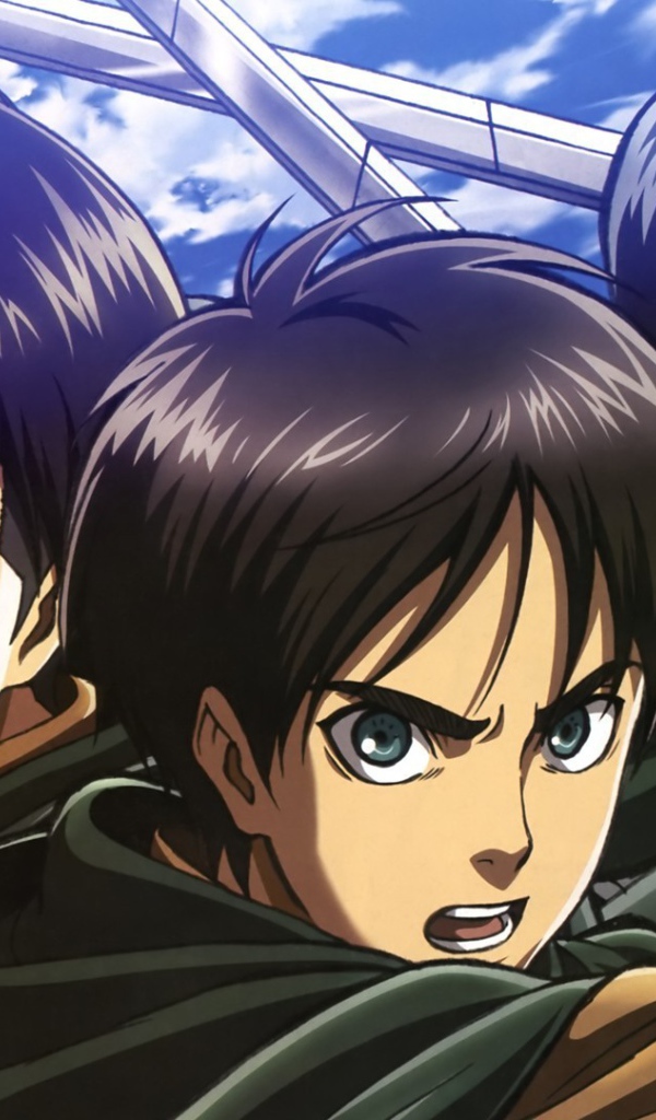 Парни из аниме Вторжение гигантов