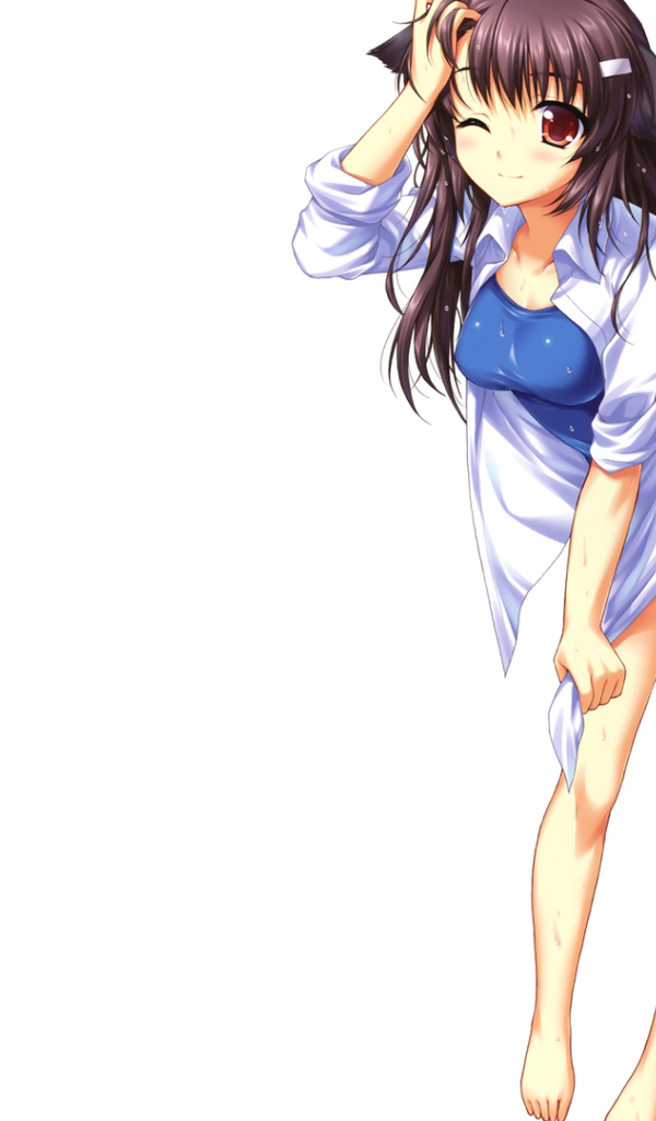 Девушка кошка, аниме Neko Para