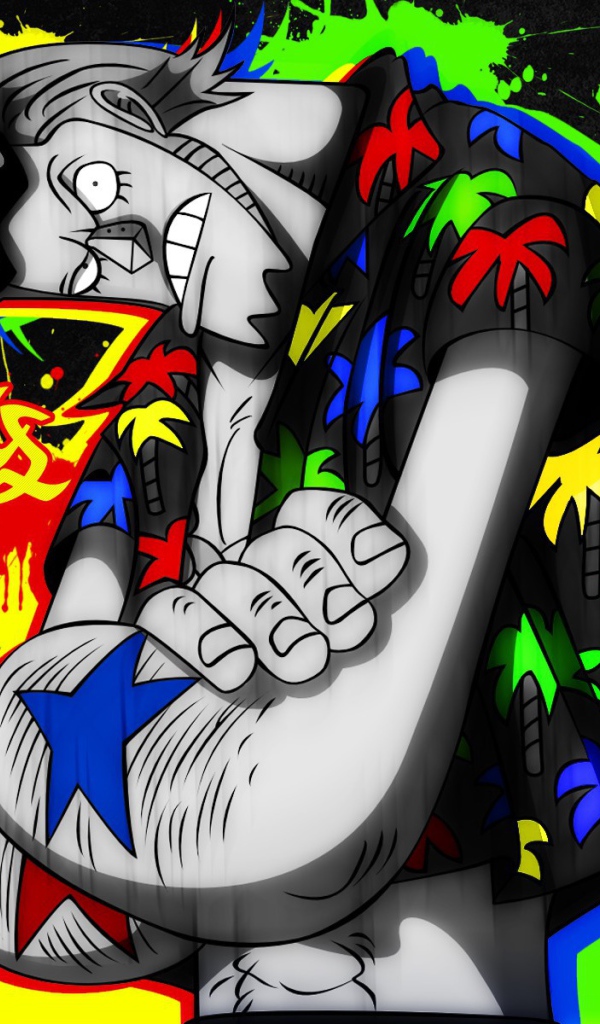 Персонаж Франки из аниме Большой куш