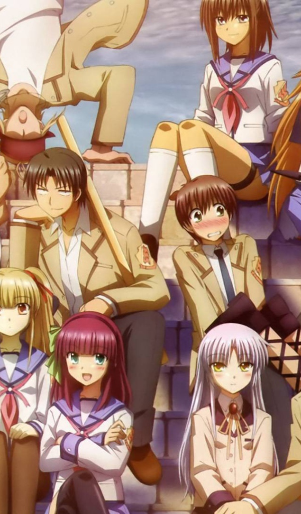 Школьный класс в аниме Ангельские ритмы