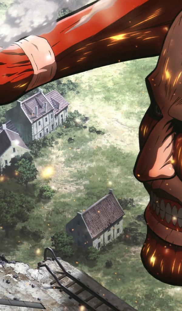 Колосс Титан из аниме Атака Титанов