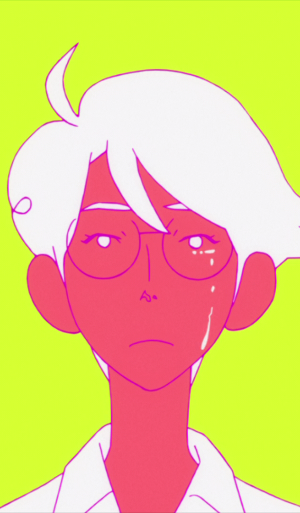 Плачущий персонаж аниме The Tatami Galaxy