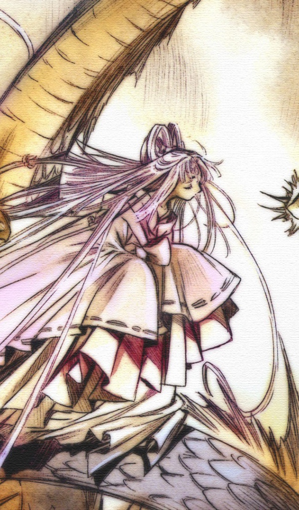 Драконы с девушкой аниме