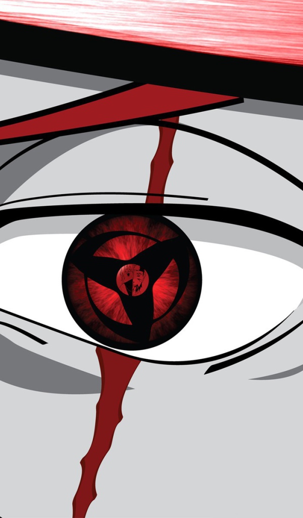 Глаз персонажа аниме Наруто