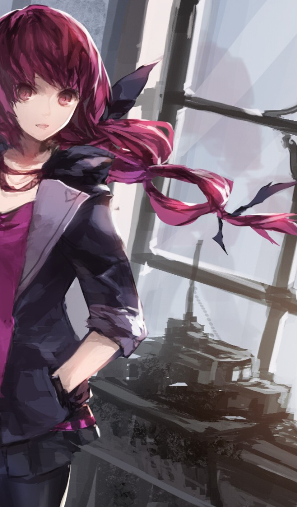 Девушка из аниме Весёлые детки-таблетки