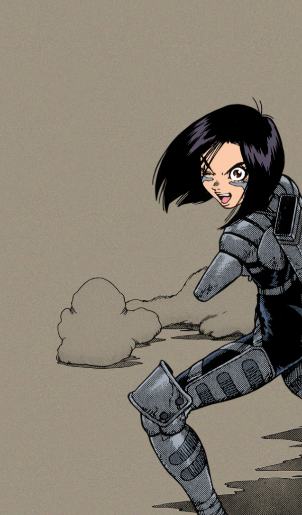 Девушка из аниме Battle Angel Alita