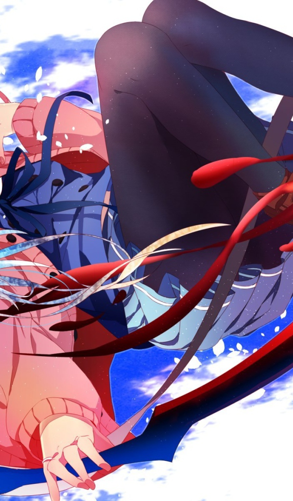 Девушка из аниме Kyoukai no Kanata