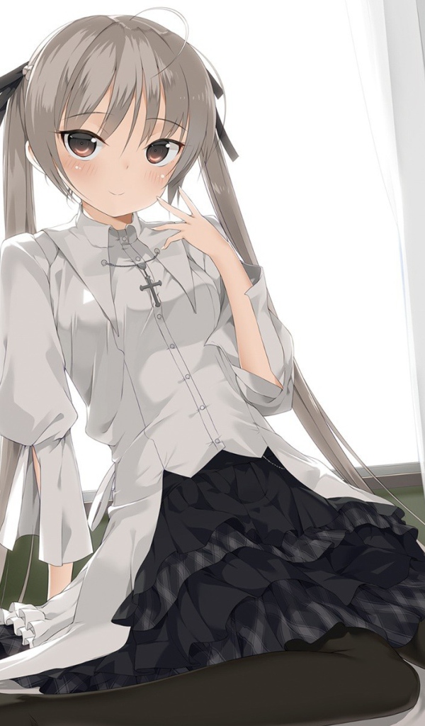 Девушка из аниме Связанные небом