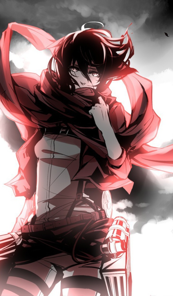 Девушка персонаж аниме Атака Титанов