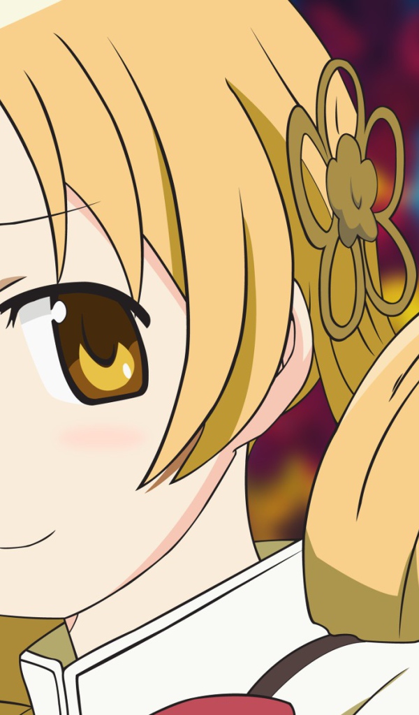 Девочка из аниме Девочка-волшебница Мадока