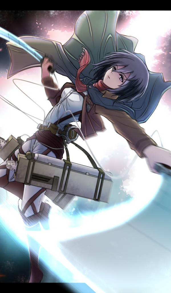 Девушка в полете, аниме Атака Титанов