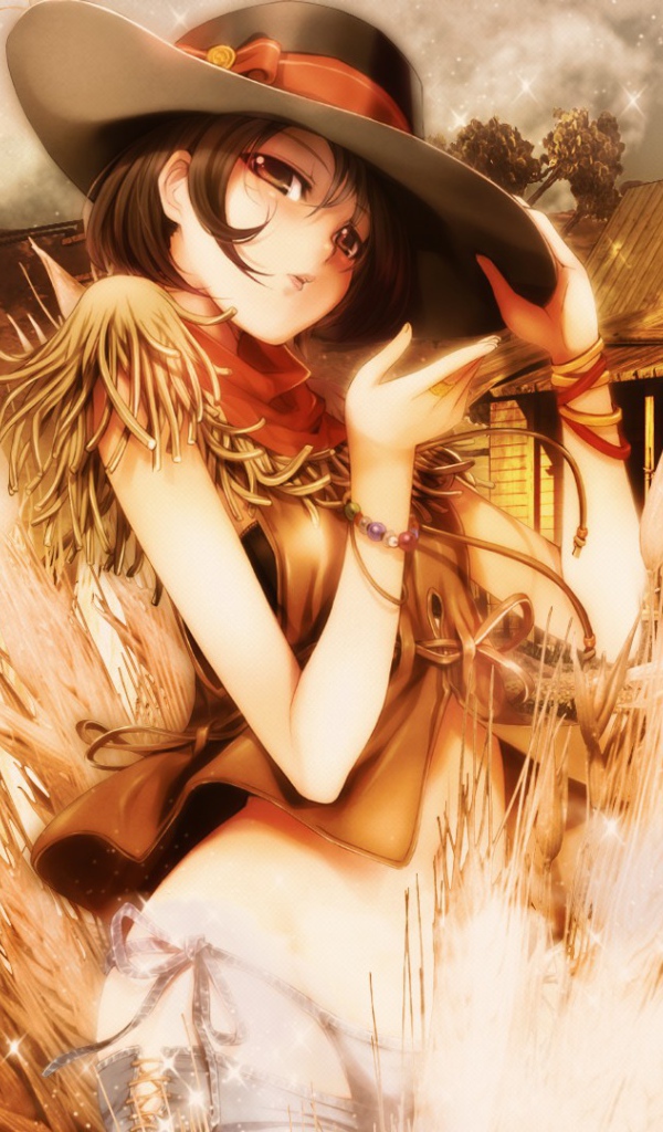 Девушка в шляпе, манга аниме