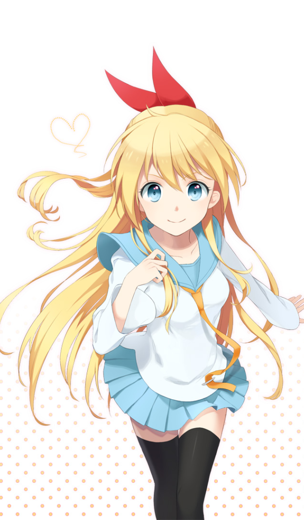 Девушка на белом фоне, аниме Притворная любовь