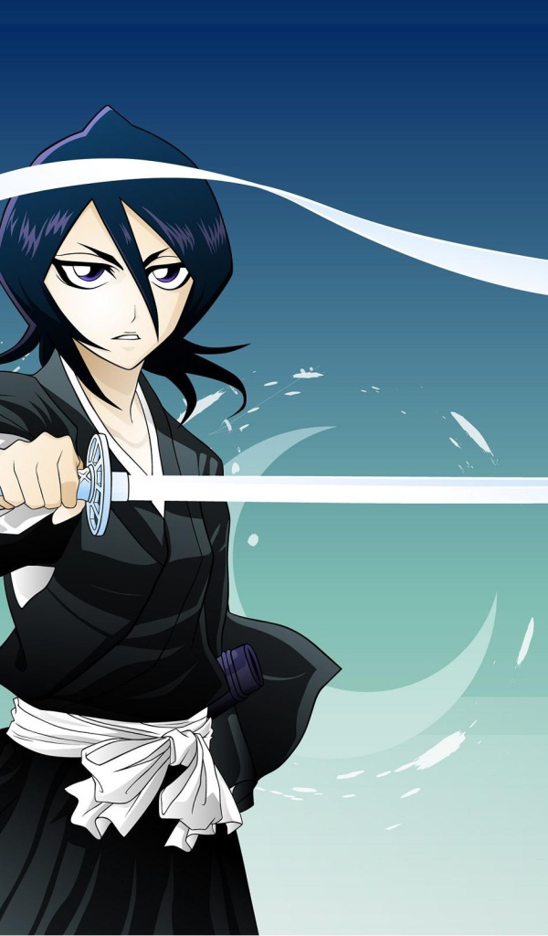 Девушка с катаной, аниме Белая луна