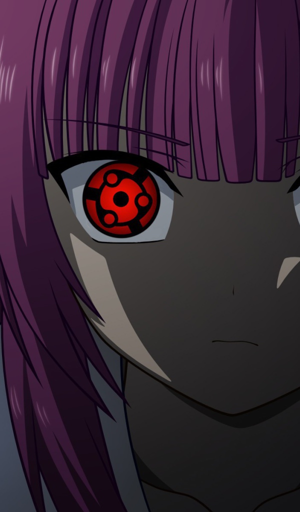 Девушка с глазами Шаринган