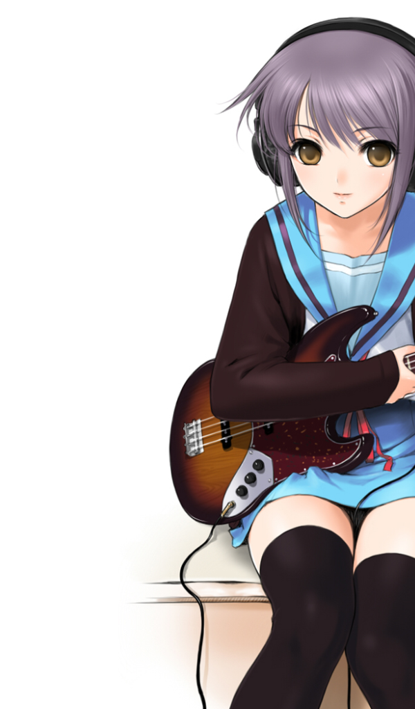 Девушка с гитарой Харухи Судзумия