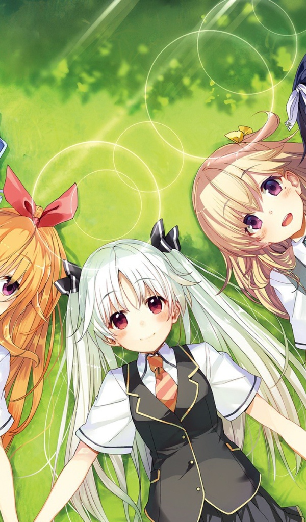 Подружки аниме Связанные небом