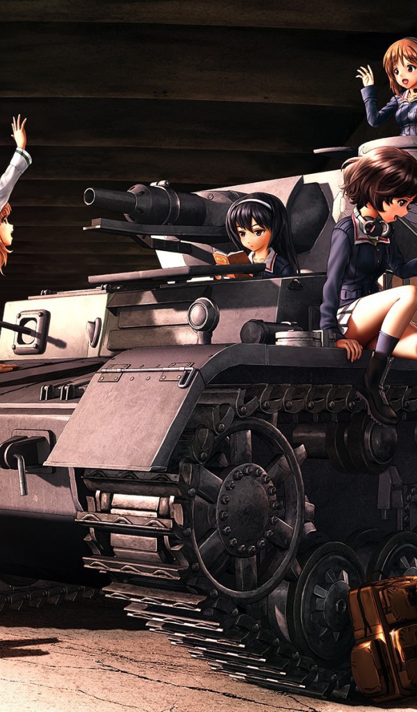 Девушки из аниме Танкистки