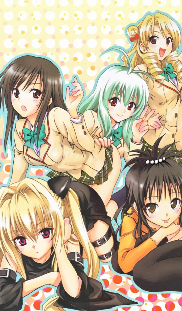 Девушки персонажи аниме Любовь и прочие неприятности