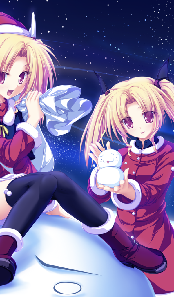 Девушки в наряде Санты, аниме Magus Tale