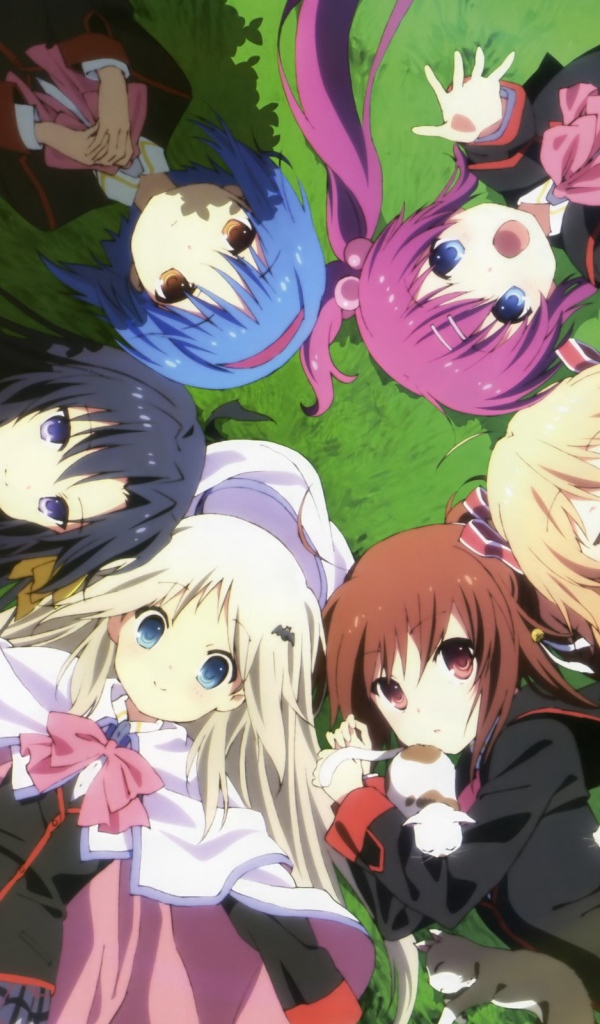 Девушки подружки в аниме Маленькие проказники