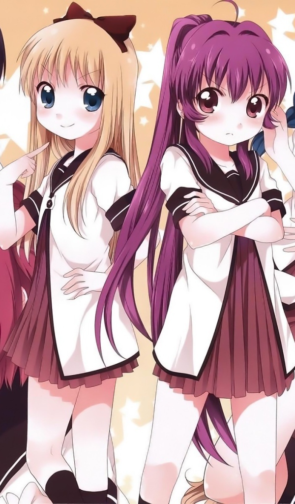 Девушки из аниме Юру юри